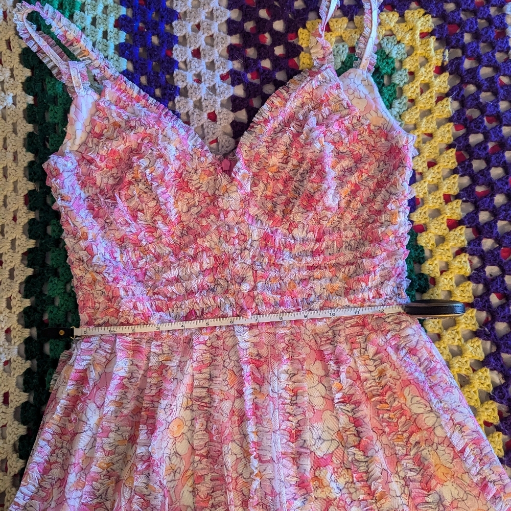 Mac Duggal Pink Floral Dress - Picture 11 of 16